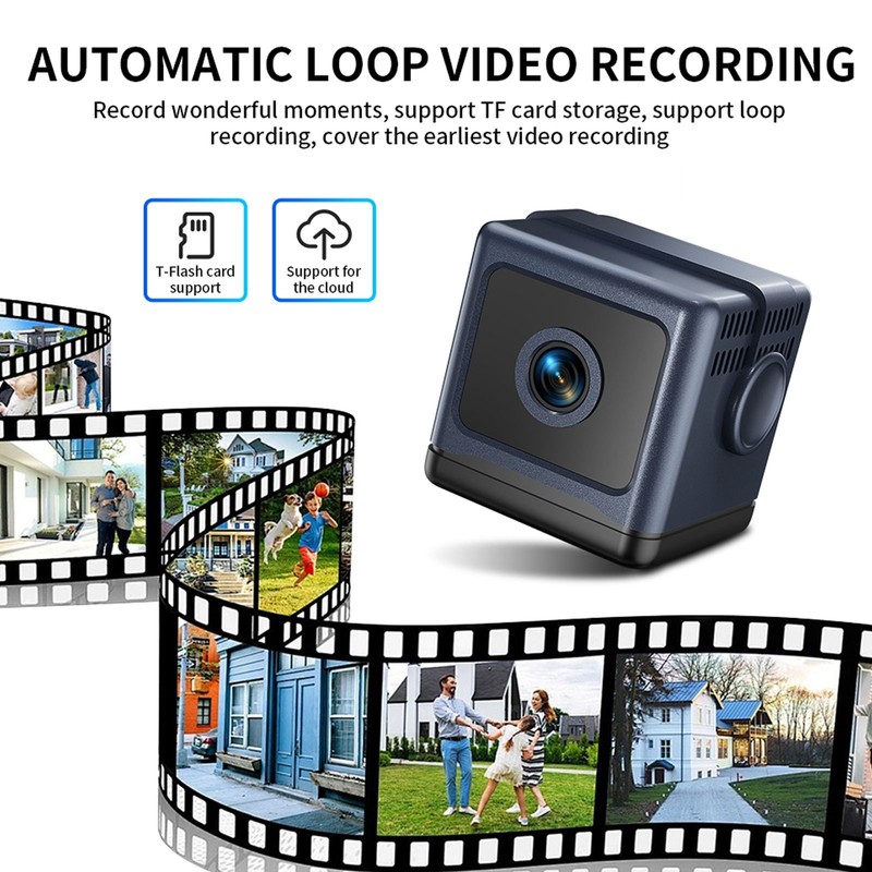 Mini Camera 1080P HD Wifi Wireless Cloud Storage & Night Vision Portable CamRPwu gallery