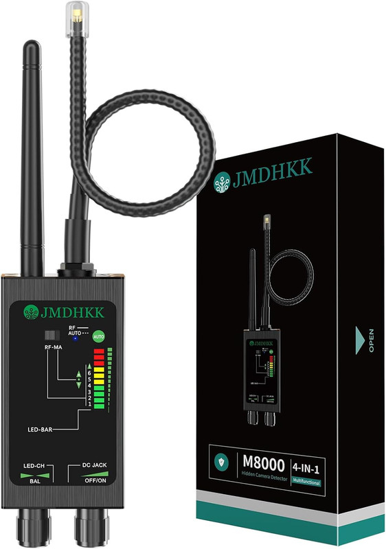 M8000 Portable Hidden Camera & Bug Detector for Privacy Protection