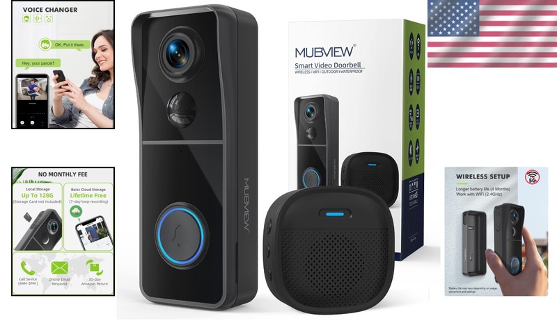 No Subscription Video Doorbell with Voice Changer gallery