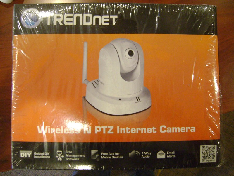 TRENDnet Wireless N Pan, Tilt, Zoom Network Surveillance Camera with 1-Way Audio
