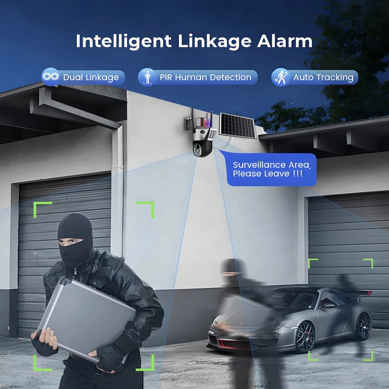 Security Protection Solar IP Camara Smart Home 360 Monitor Wifi LTE CCTV Cameras gallery