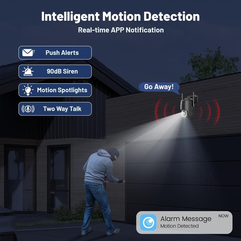 No WiFi Needed 4G LTE Camera - Continuous 24/7 Recording with Color Night Vision gallery