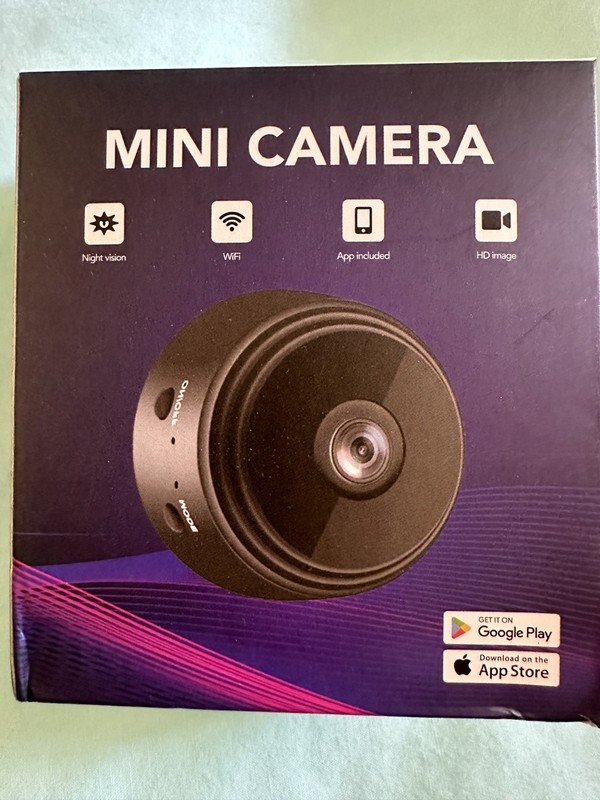 Mini Camera Wi-Fi Wireless Camera For House Office App HD Night Vision x 3