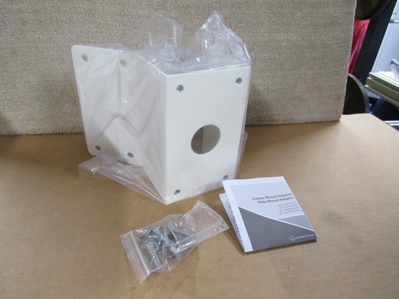 Samsung Dome Surveillance Camera Steel Corner Mount Base SBP-300KM HANWHA gallery