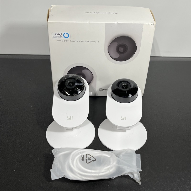YI 2pc Home Camera, 1080p Wireless IP Security Surveillance System, Night Vision