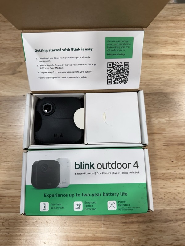 Lot Of 2 Blink Outdoor 4 -4th Gen Smart Security Camera Wire Free W/ Sync Module gallery