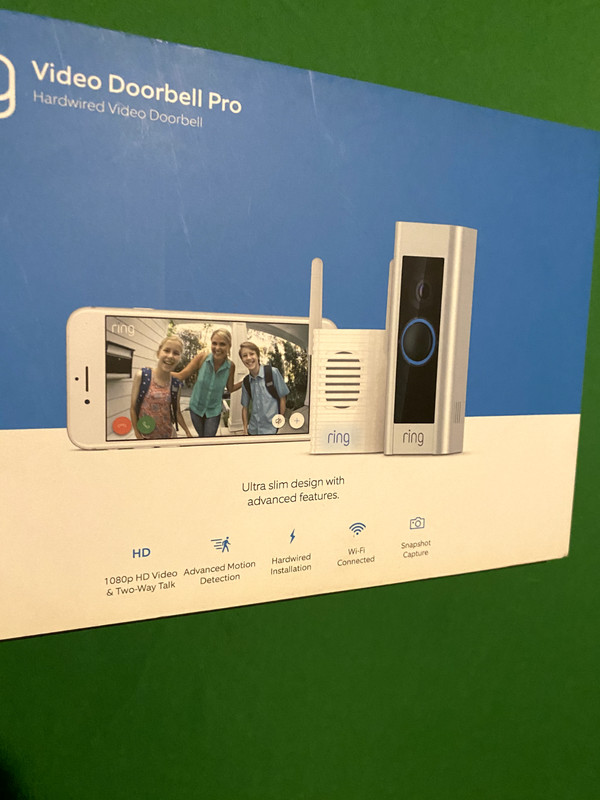 Ring Video Doorbell Pro (Hardwired) – New in Box – Local Pickup Cash Only