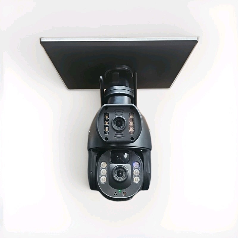 Neye 4G LTE Solar Security Camera 4K with Dual Lens Color Night Vision, Rotat…