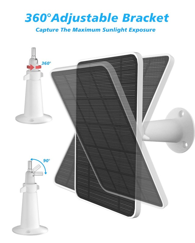Solar Panel Charger Compatible with Arlo Pro 5S/Pro 4/Pro 3/Pro 3 Floodlight/... gallery
