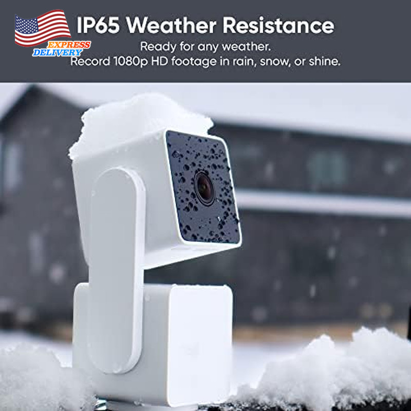 Wi-Fi Smart Home Security Camera with Color Night Vision 2-Way Audio 2-Pack gallery