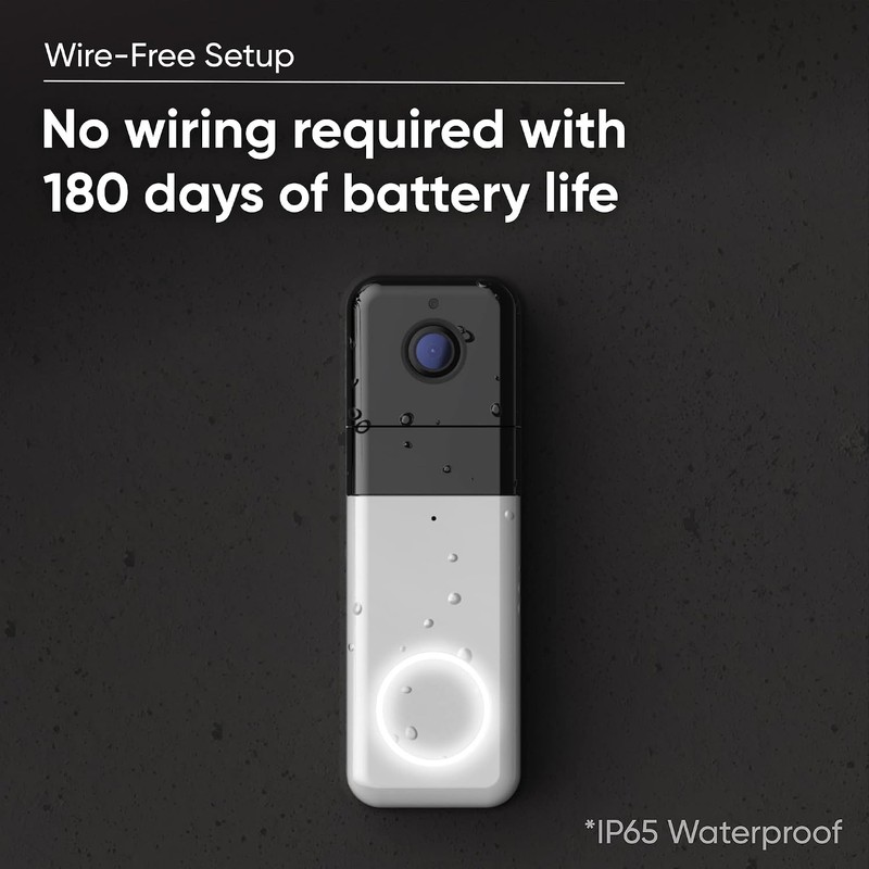 Wyze Wireless Doorbell Pro with Chime Included 1440p Video Camera gallery