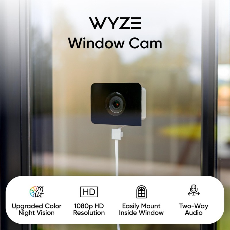 Indoor HD WiFi Security Camera - Color Night Vision, Motion Detection, 24/7 Reco gallery
