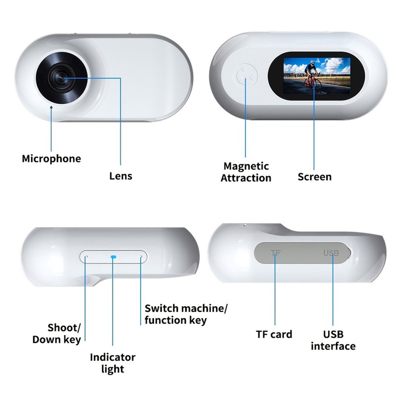 With Video Records Cat Camera Collar No WiFi Needed Pet Sport Action Camera gallery
