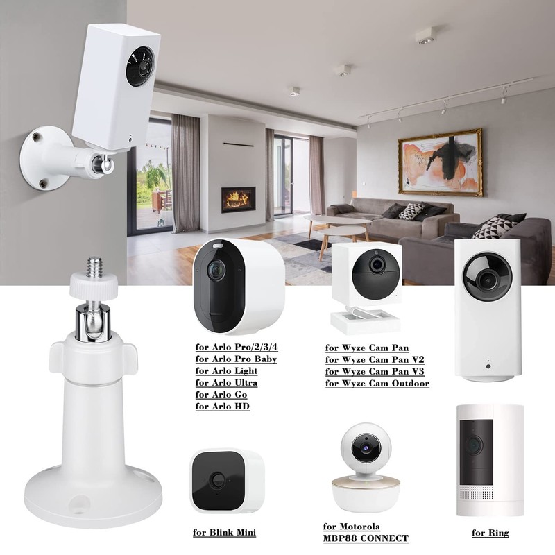 Wall Mount Compatible with Wyze Cam Pan V3 & Wyze Cam Pan V2 & Wyze Cam V3 Ad... gallery
