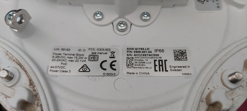 AXIS Q1765-LE Camera Make Offers! gallery