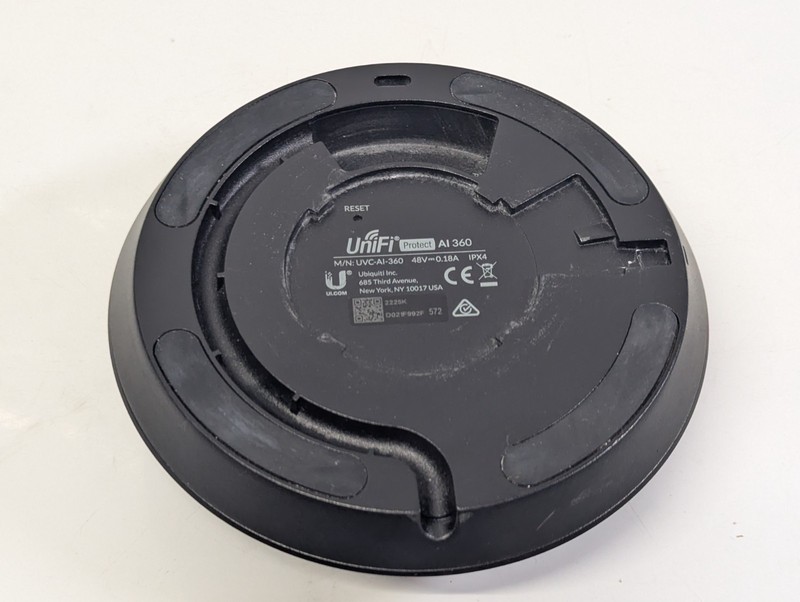Ubiquiti UniFi UVC-AI-360 Indoor/Outdoor Surveillance Camera NO POWER PARTS gallery