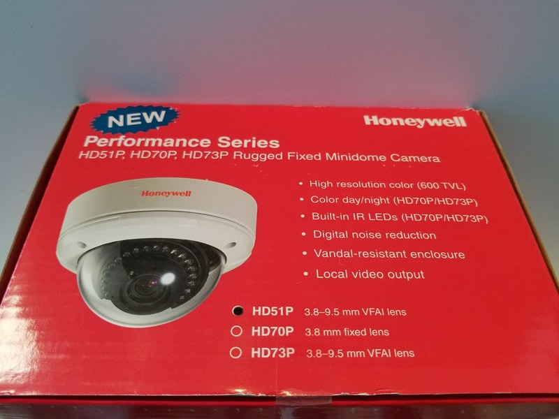 Honeywell HD51P rugged fixed minidome color camera BRAND NEW gallery