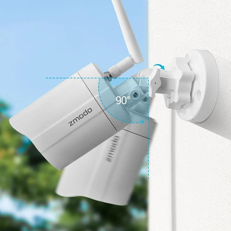 (2-Pack) Wireless Outdoor Security Camera Night Vision with Wifi Cloud Service gallery