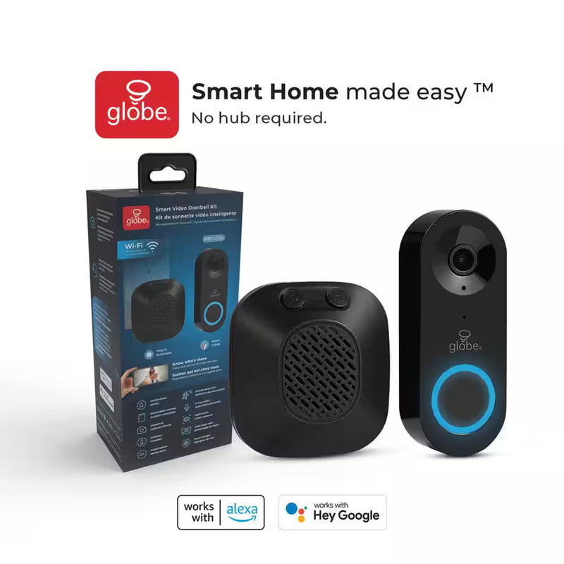 Hardwired Smart Motion Detection Night Vision Doorbell Kit gallery
