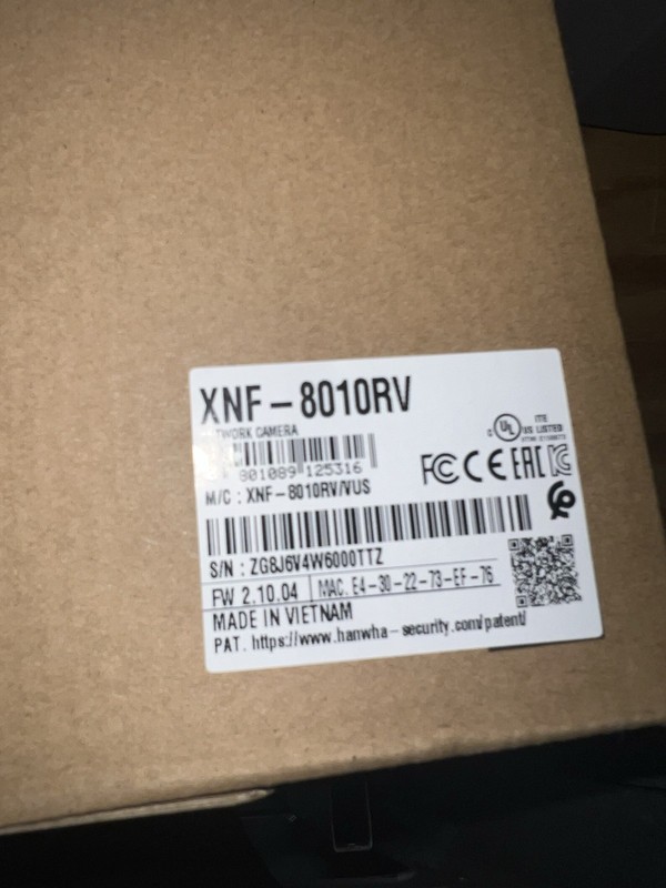 Hanwha XNF-8010RV 6MP IR Fisheye Network Camera gallery