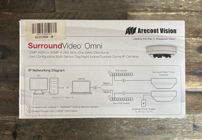 New Arecont Vision AV12176DN-28 Surround Video Omni - 12MP IP Camera gallery