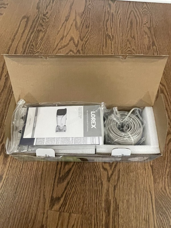 Lorex E841CA-E 4K Ultra HD IP Security Bullet Camera - White (New/Open Box) gallery