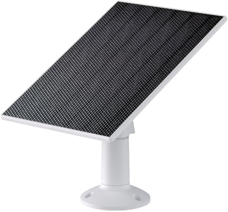 Durable Weatherproof Solar Panel with 2.5W Charging for Outdoor Security Cameras gallery