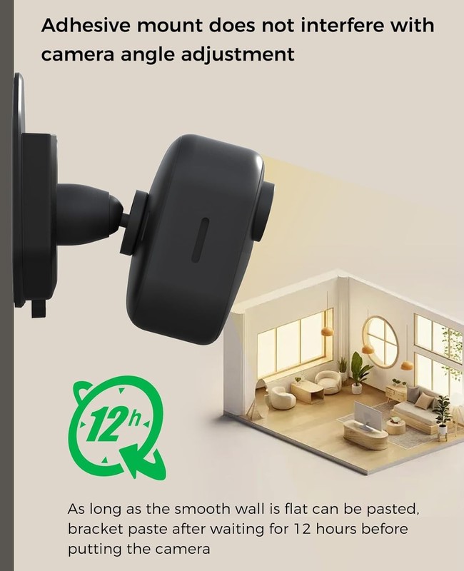 3 Pack Blink Camera Wall Mount Brackets No Drill Adhesive Fit Blink Cameras gallery