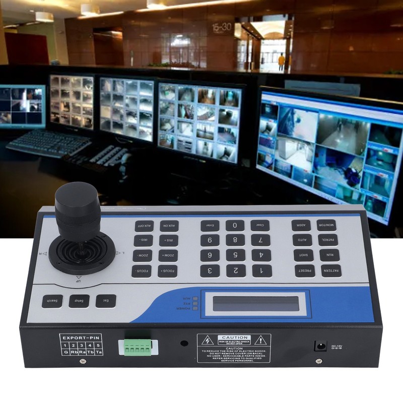 3D Camera PTZ Controller ABS Mini Analog PTZ Dome Camera Keyboard For Bank gallery