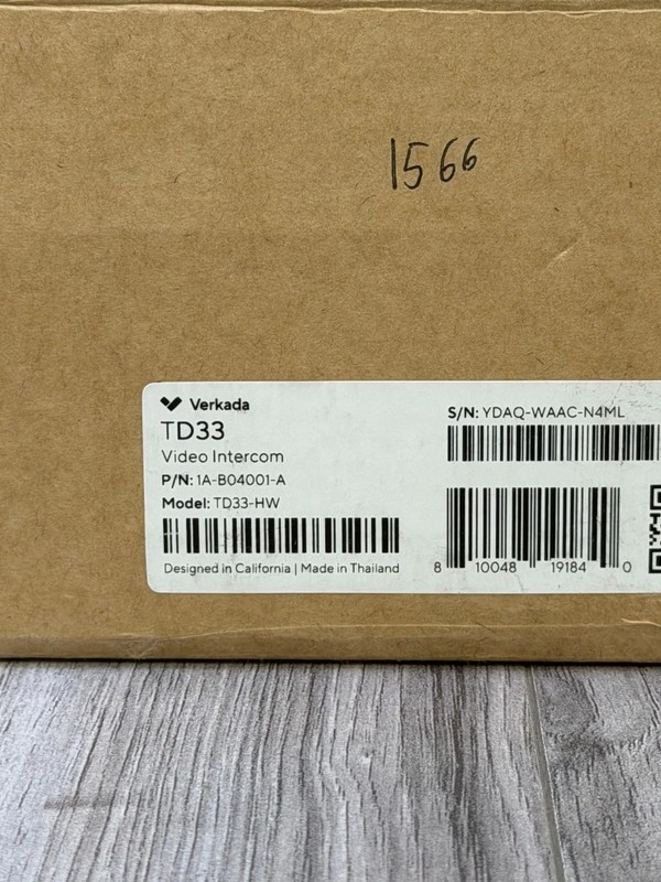 Verkada TD33 Mullion Video Intercom Smart Card Reader Access Control TD33-HW NEW gallery