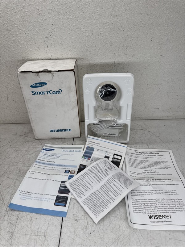 Samsung SNH-C6417BN, MicroSD, 1080p WiFi Wireless IP Security Smart Camera,HD +