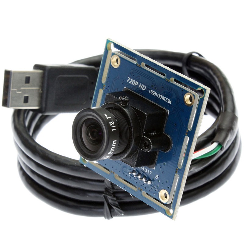 CMOS OV9712 UVC Camera Module Board 1MP Webcam Video 720p For Windows Android