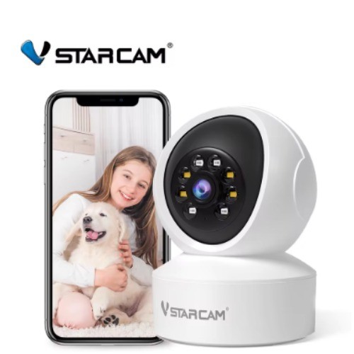 VStarcam Indoor Security Camera 360° WiFi CCTV Color Night Vision 2-Way Audio