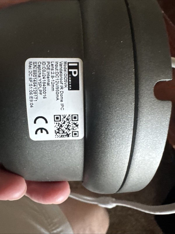 Set Of 6 Oculus 5MP PoE Vandal Dome IP Security Camera 2.7-13.5mm Varifocal Lens gallery