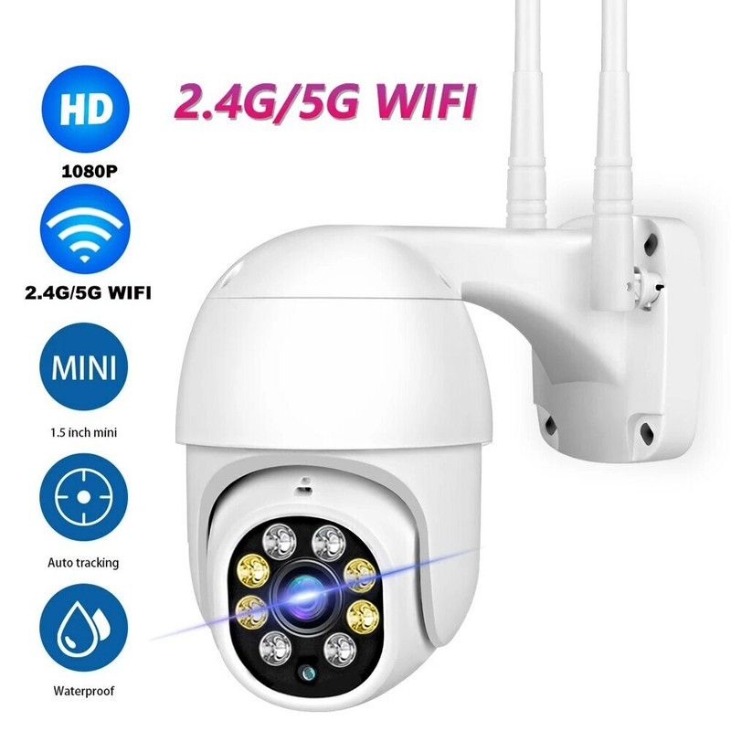 Wouwon 2.4G/5G Wi-Fi CCTV Camera IP HD Mini Outdoor 2MP Surveillance Security