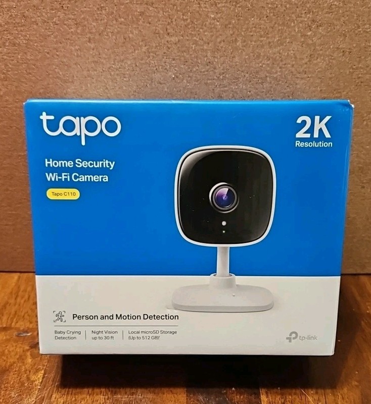 TP-Link Tapo 2K Indoor Security Camera for Baby Monitor, Dog C111 – WHITE