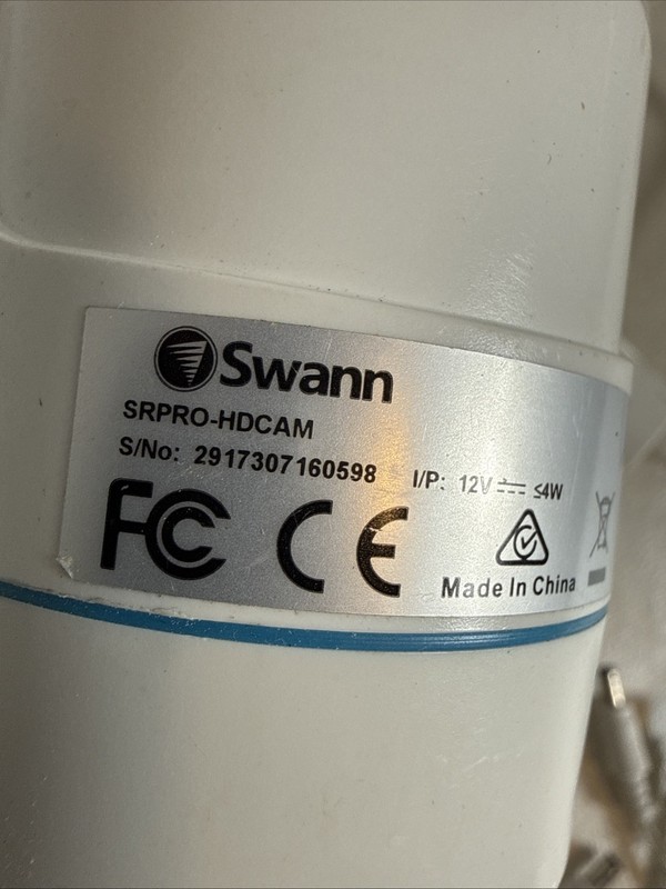 Swann SWPRO-HDCAM Surveillance Bullet White Cameras Bundle READ DESCRIPTION gallery