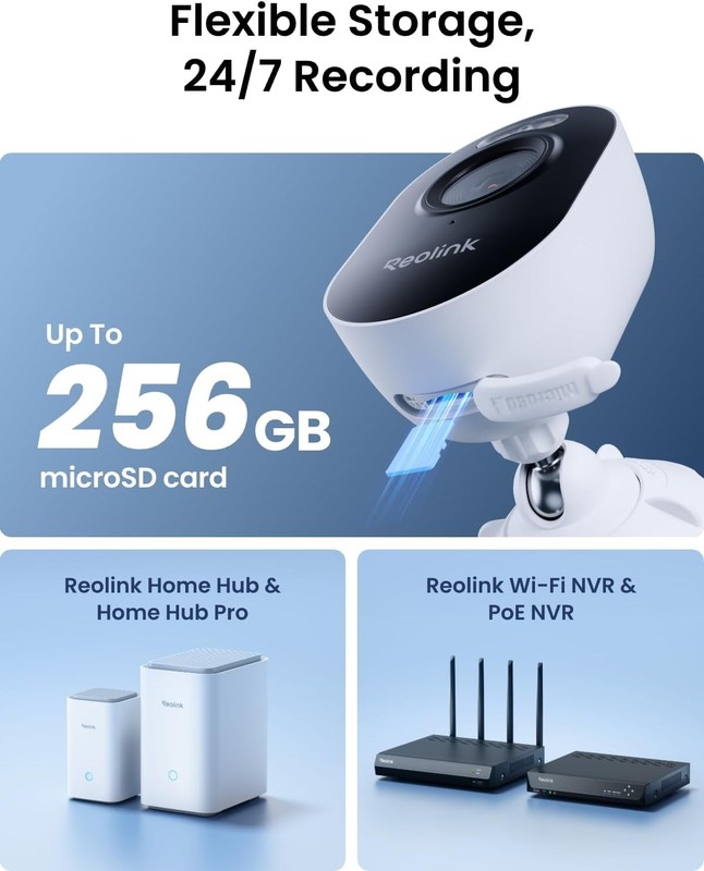REOLINK Wireless Outdoor Security Camera Lumus 2K, Upgraded 4MP Spotlight Color gallery