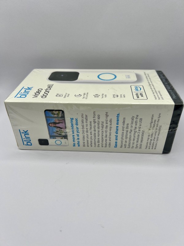 NEW Blink Video Doorbell White HD Smart WiFi Battery or Wired Works w/ Alexa gallery