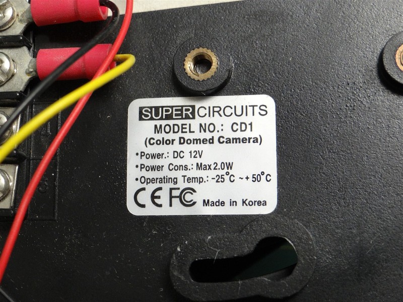 Supercircuits Model CD1 Color Domed Camera Without Cover gallery