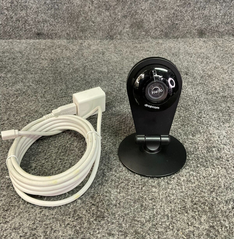 Dropcam Pro Indoor Wireless Security Camera Monitor Wi-Fi Digital Zoom Black