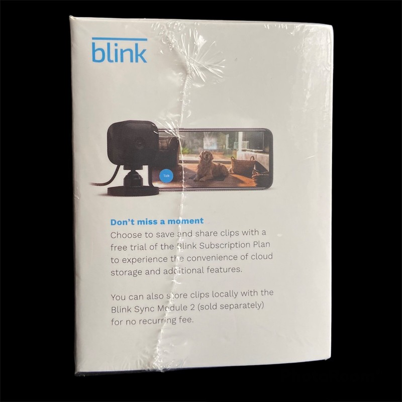 Blink Mini Indoor Security Camera 1080p HD Video Night Vision & 2-Way talk Black gallery