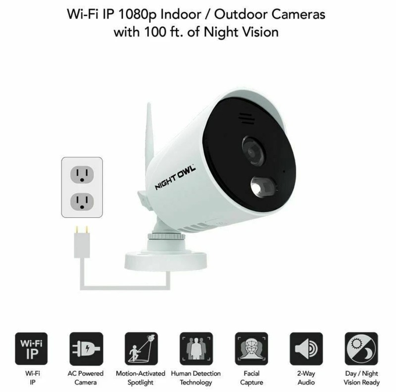 Night Owl WNIP-2LTA-BS Add On WiFi 1080p CONFIRM WNVR MODEL gallery