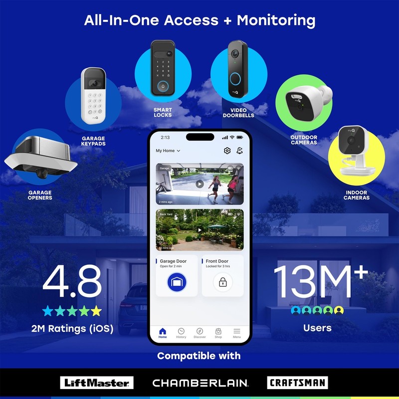 2K Indoor Wi-Fi Security Camera - Night Vision, Motion Detection, 2-Way Audio, A gallery