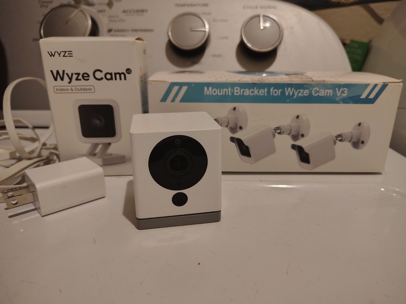 Wyze Cam V2 and V3 Security Cameras With Mount Brackets gallery