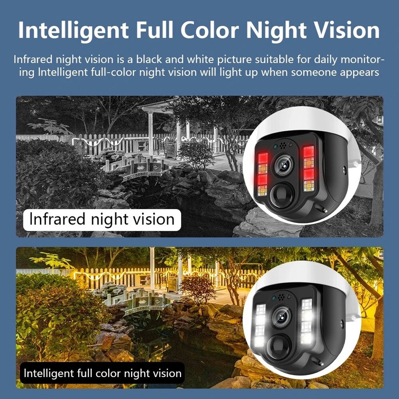 4G SIM Card Wifi 5MP Solar Camera Night Vision Security CCTV Surveillance Camera gallery