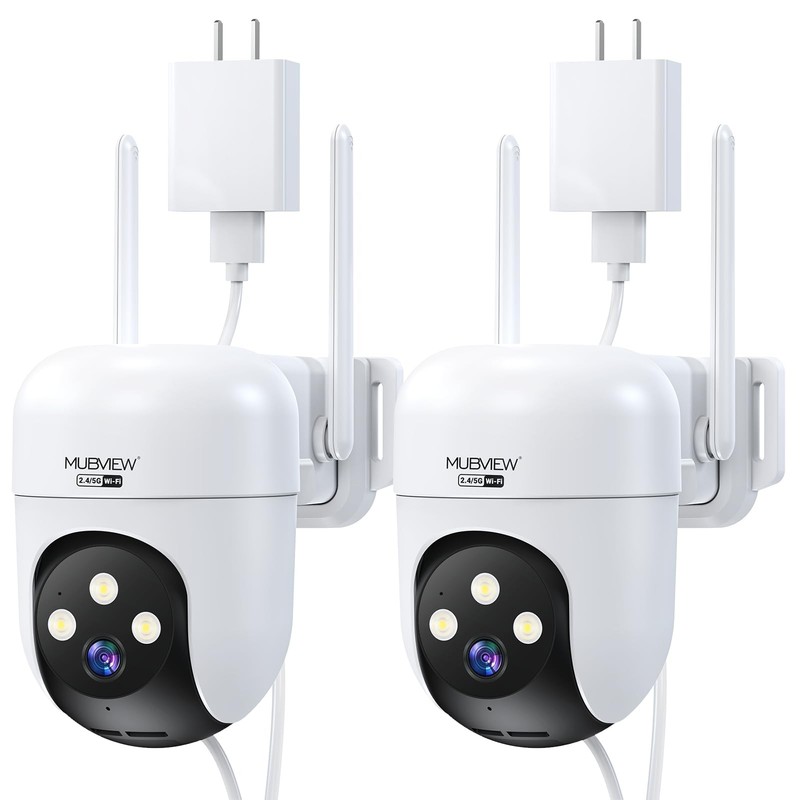 360° Security Cameras Wireless Outdoor,24/7 Wired Outdoor Camera for Home Sec…