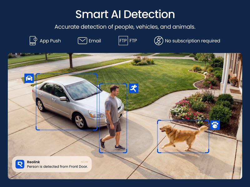 Reolink RLC-520A 5MP PoE Outdoor Security Camera Smart Detection Night Vision gallery