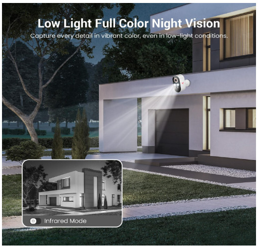 Wireless Security Camera For Home Outdoor Security, Battery Powered 1080P HD NEW gallery