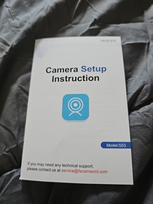 Wireless Camera, Full HD 1080P WiFi & Bluetooth Connection Model S53 gallery